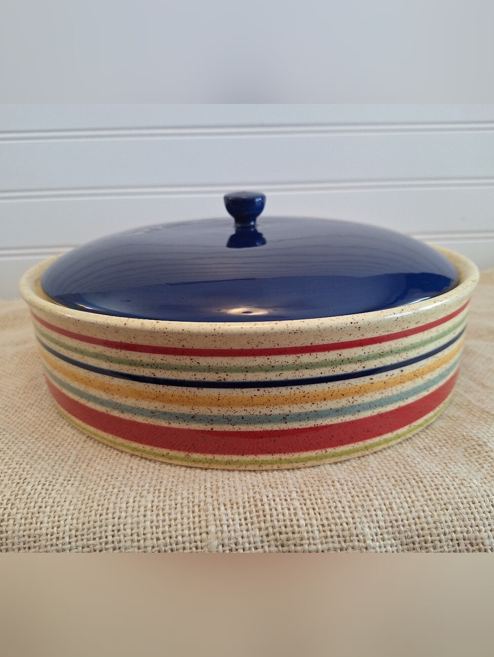 Discontinued Pfaltzgraff Sedona Hand Painted Tortilla Warmer